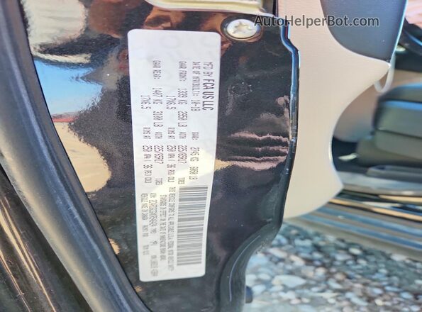 2C4RDGCGXKR546424 2019 DODGE GRAND Черный Панорамный вид салона 360°