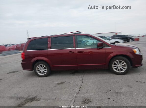 2C4RDGCGXKR771684 2019 DODGE GRAND CARAVAN Red Vista interior trasera