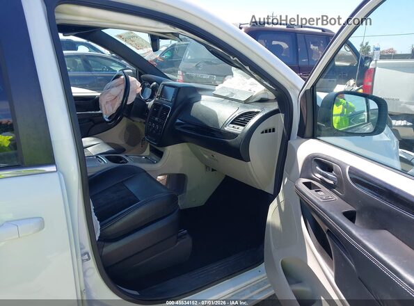 2C4RDGCGXKR802576 2019 DODGE GRAND CARAVAN White Vista interior delantera