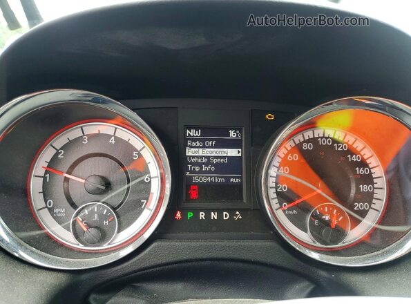 2C4RDGCGXLR180465 2020 DODGE GRAND Black Instrument cluster view