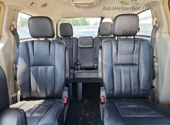 2C4RDGDG5GR377189 2016 DODGE GRAND Silver უკანა სავარძლების ხედი