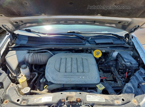 2C4RDGDG5GR377189 2016 DODGE GRAND Silver ძრავის განყოფილების ხედი