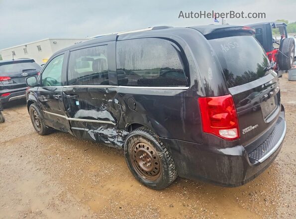 2C4RDGDG9HR775037 2017 DODGE GRAND Черный Задняя левая четверть