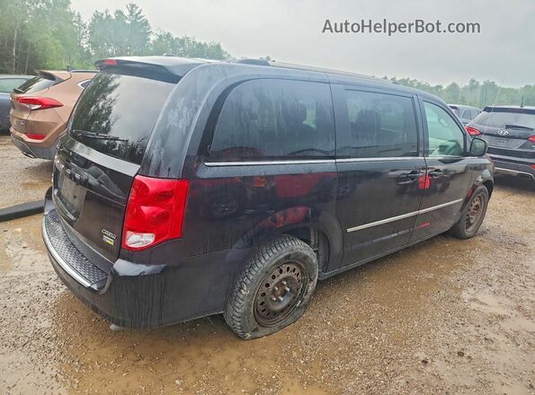 2C4RDGDG9HR775037 2017 DODGE GRAND Черный Задняя правая четверть
