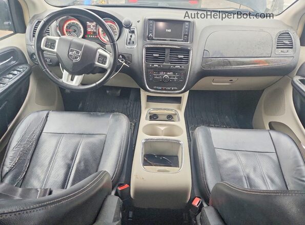2C4RDGDG9HR775037 2017 DODGE GRAND Черный Вид панели приборов