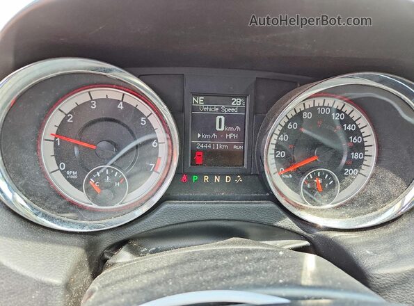 2C4RDGDGXGR241351 2016 DODGE GRAND White Սարքավորումների վահանակի տեսք