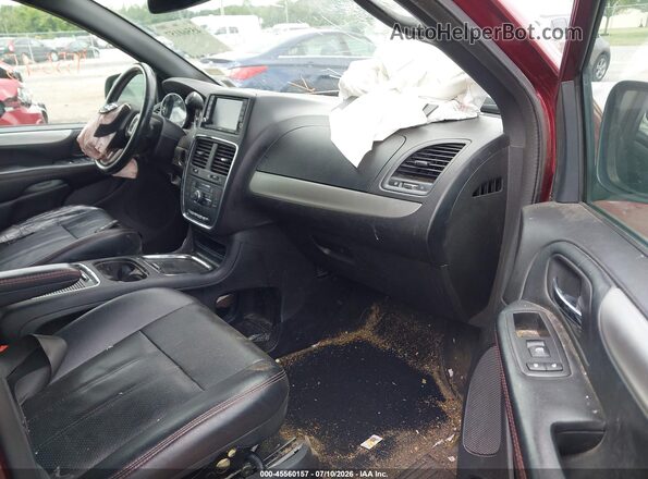 2C4RDGEG0KR693929 2019 DODGE GRAND CARAVAN Red წინა სალონის ხედი