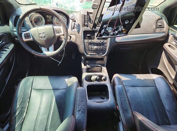 2C4RDGEG1HR782840 2017 DODGE GRAND Black Dashboard view
