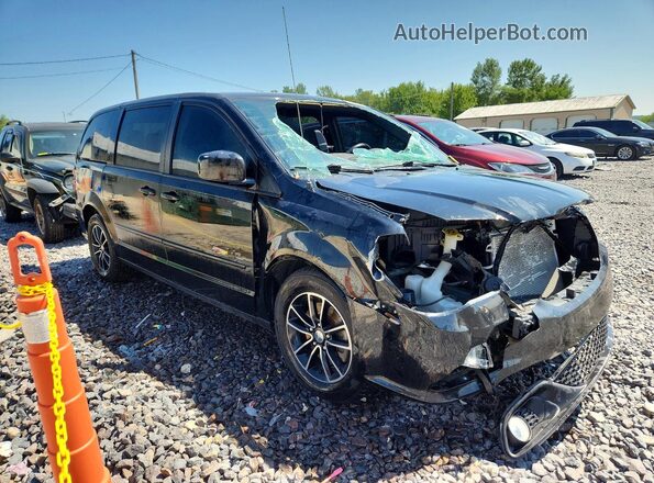 2C4RDGEG1HR782840 2017 DODGE GRAND Black Front right