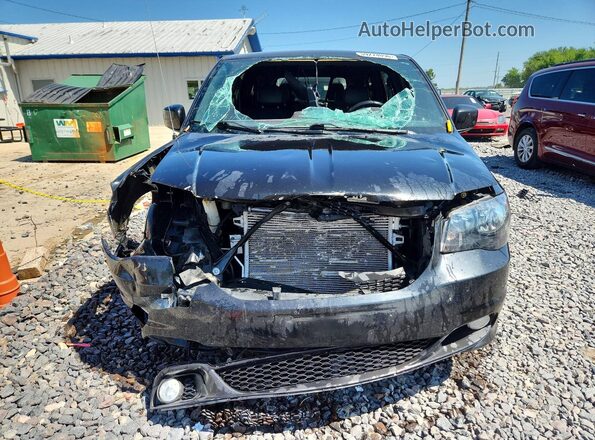 2C4RDGEG1HR782840 2017 DODGE GRAND Black Front view
