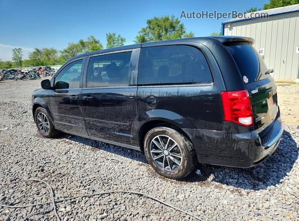 2C4RDGEG1HR782840 2017 DODGE GRAND Black Rear left