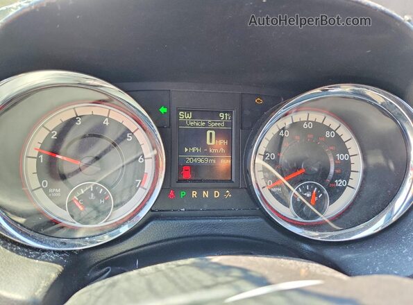 2C4RDGEG1HR782840 2017 DODGE GRAND Black Instrument cluster view