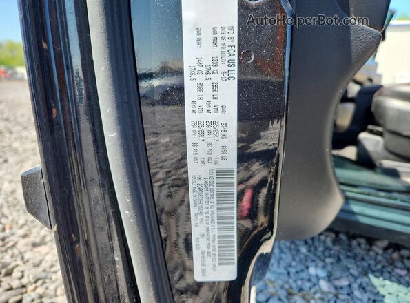 2C4RDGEG1HR782840 2017 DODGE GRAND Black VIN sticker view
