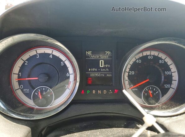 2C4RDGEG1JR150345 2018 DODGE GRAND White ხელსაწყოთა პანელის ხედი