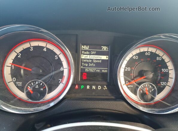 2C4RDGEG1JR336368 2018 DODGE GRAND White Instrument cluster view