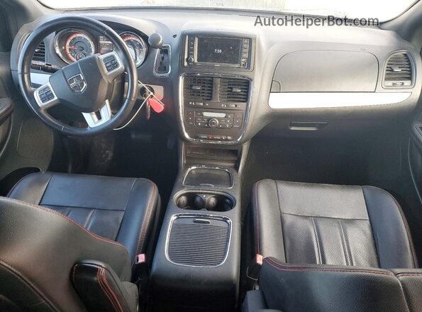 2C4RDGEG1JR336368 2018 DODGE GRAND White Dashboard view
