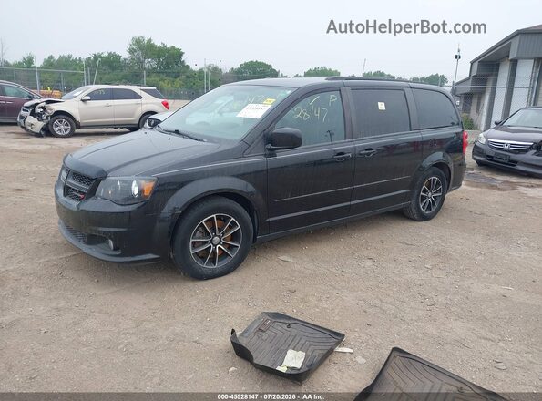 2C4RDGEG2GR371350 2016 DODGE GRAND CARAVAN Black Vista tres cuartos delantera izquierda