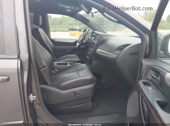 2C4RDGEG2GR384972 2016 DODGE GRAND CARAVAN Black Вид салону спереду