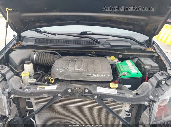 2C4RDGEG2GR384972 2016 DODGE GRAND CARAVAN Black Вид ззаду