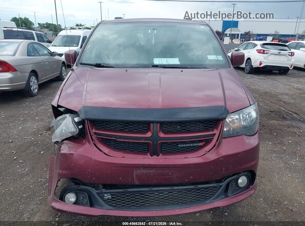 2C4RDGEG2HR699143 2017 DODGE GRAND CARAVAN Burgundy Սարքավորումների վահանակի տեսք