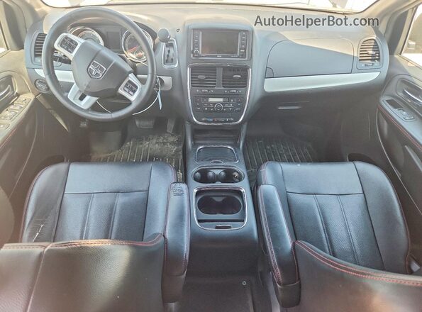 2C4RDGEG2HR701344 2017 DODGE GRAND Gray Widok deski rozdzielczej