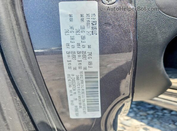 2C4RDGEG2HR701344 2017 DODGE GRAND Gray Widok naklejki z numerem VIN
