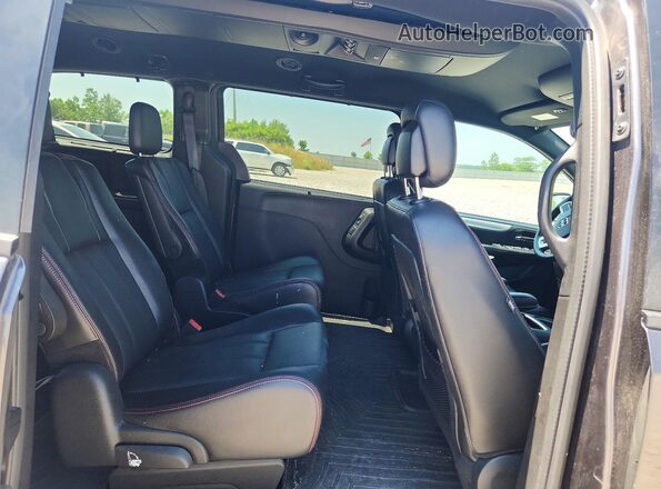 2C4RDGEG2HR701344 2017 DODGE GRAND Gray Widok wnętrza z tyłu