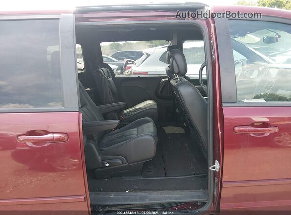 2C4RDGEG2HR716524 2017 DODGE GRAND CARAVAN Red VIN კოდის სტიკერის ხედი