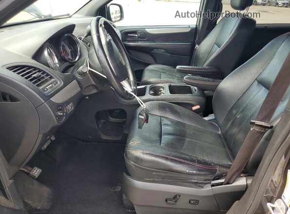 2C4RDGEG2HR842575 2017 DODGE GRAND Серый Вид салона спереди