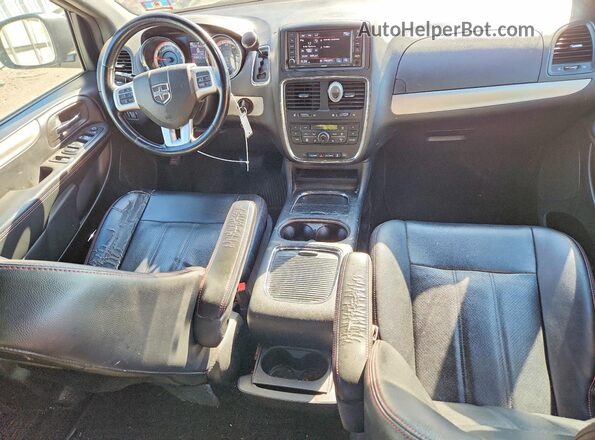 2C4RDGEG2JR285222 2018 DODGE GRAND Silver Vista del salpicadero