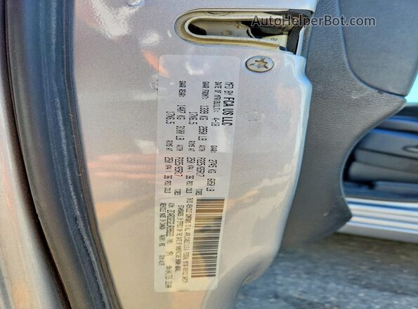 2C4RDGEG2JR285222 2018 DODGE GRAND Silver Vista de la etiqueta del VIN