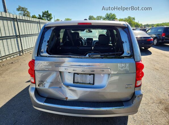 2C4RDGEG2JR285222 2018 DODGE GRAND Silver Vista trasera