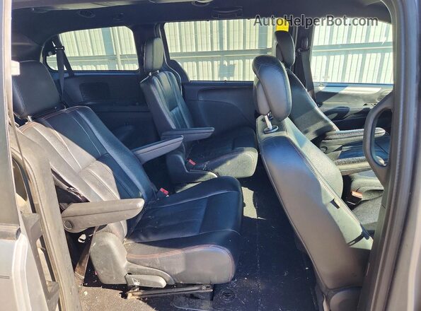 2C4RDGEG2JR285222 2018 DODGE GRAND Silver Vista interior trasera