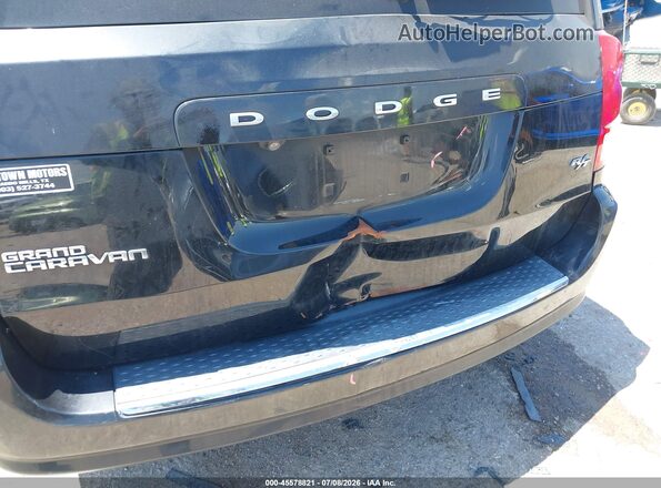 2C4RDGEG3GR163770 2016 DODGE GRAND CARAVAN Black Widok z przodu