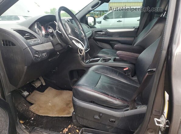 2C4RDGEG3GR312226 2016 DODGE GRAND Gray Vista interior delantera