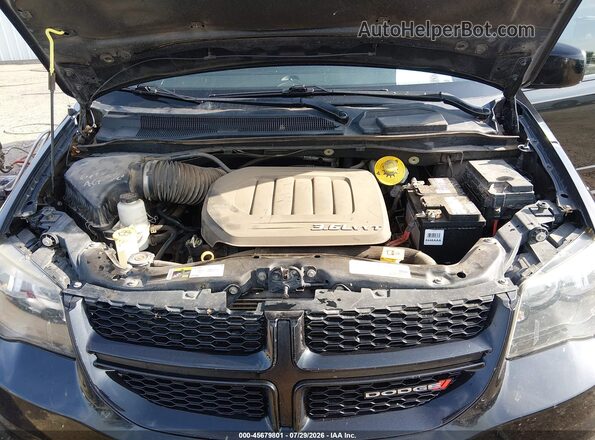 2C4RDGEG3HR601723 2017 DODGE GRAND CARAVAN Черный Вид сзади
