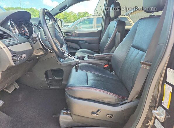 2C4RDGEG3HR798666 2017 DODGE GRAND Black Widok wnętrza z przodu