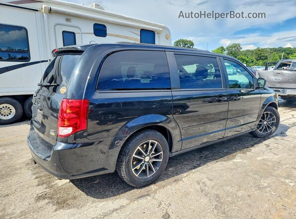 2C4RDGEG3HR798666 2017 DODGE GRAND Black Tył prawy
