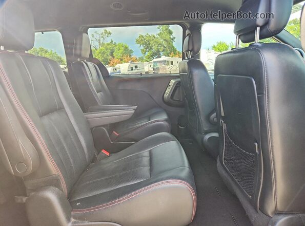 2C4RDGEG3HR798666 2017 DODGE GRAND Black Widok wnętrza z tyłu