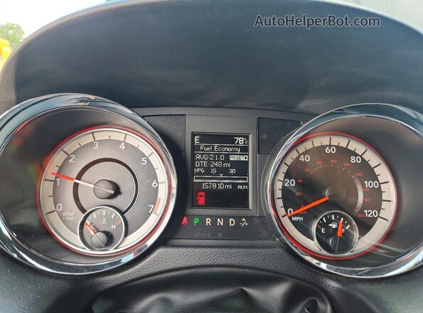 2C4RDGEG3HR798666 2017 DODGE GRAND Black Widok zestawu wskaźników