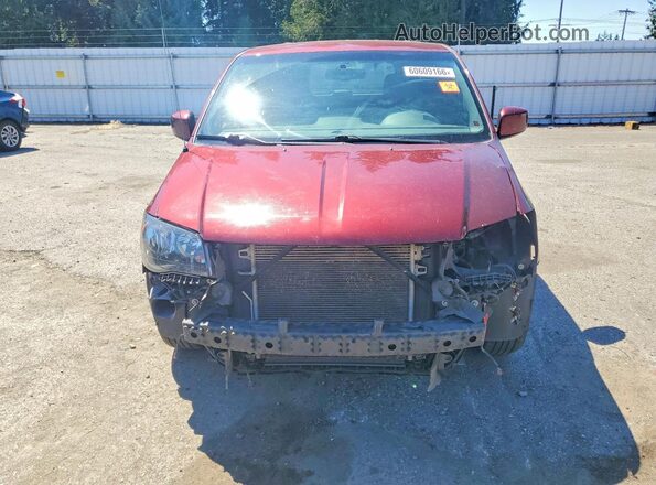 2C4RDGEG3JR145499 2018 DODGE GRAND Red წინა ხედი