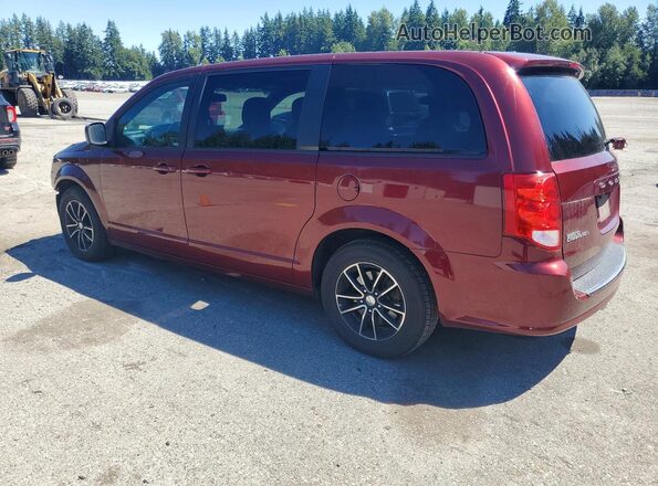 2C4RDGEG3JR145499 2018 DODGE GRAND Red უკანა მარცხენა