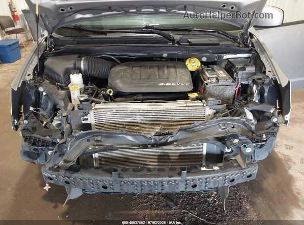 2C4RDGEG3JR280854 2018 DODGE GRAND CARAVAN Gray Rear view