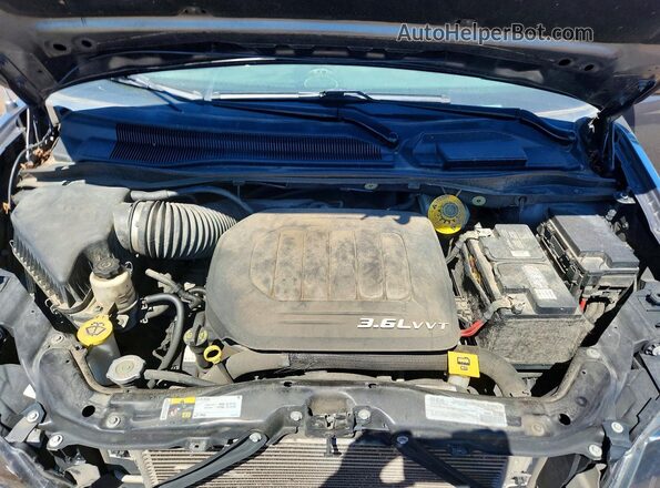 2C4RDGEG3JR361031 2018 DODGE GRAND Charcoal ძრავის განყოფილების ხედი