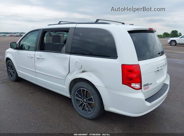 2C4RDGEG4HR555237 2017 DODGE GRAND CARAVAN White Tył lewy