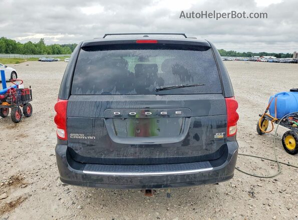 2C4RDGEG4JR299526 2018 DODGE GRAND Black Widok z tyłu
