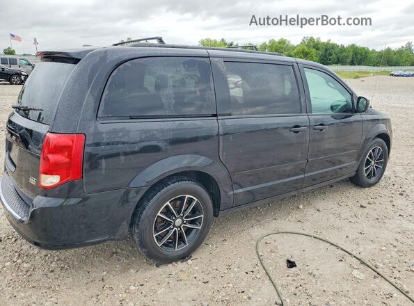 2C4RDGEG4JR299526 2018 DODGE GRAND Black Tył prawy