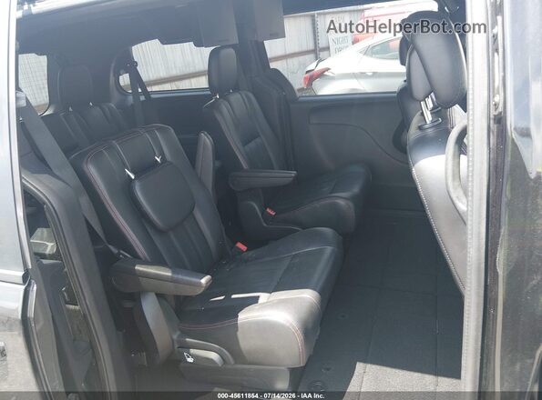 2C4RDGEG5GR348645 2016 DODGE GRAND CARAVAN Black Вид наклейки з VIN-кодом