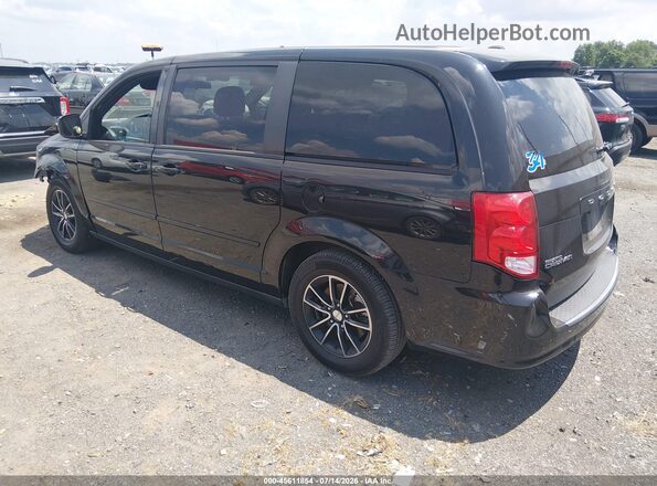 2C4RDGEG5GR348645 2016 DODGE GRAND CARAVAN Black Задня ліва чверть