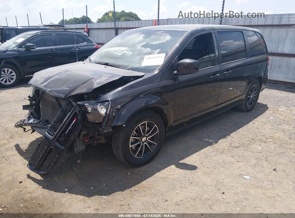 2C4RDGEG5GR348645 2016 DODGE GRAND CARAVAN Black Передня ліва чверть